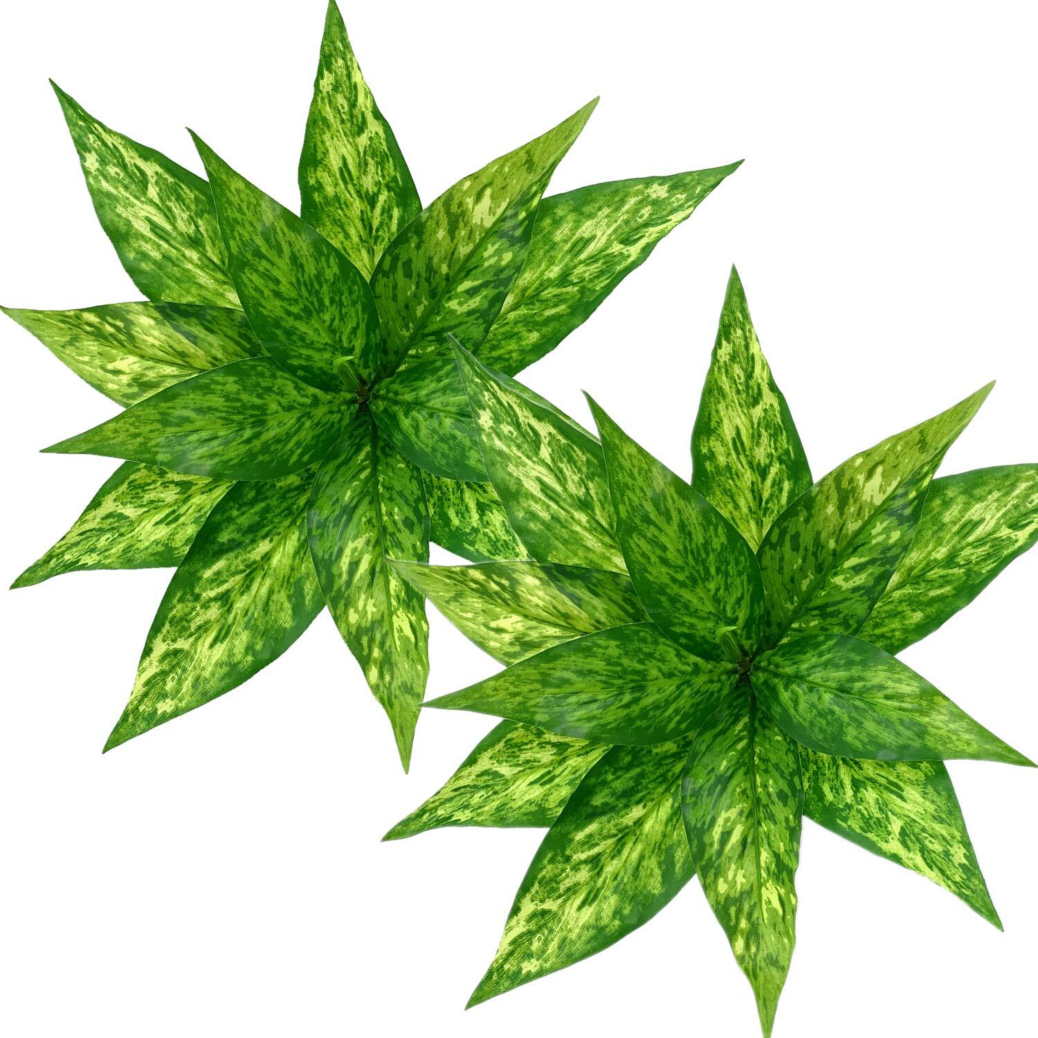 Outdoor Artificial Plants Faux Shrubs Plastic Grass Décor for Gardens-image