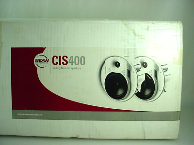 EAW CIS400 COMMERCIAL CIELING MOUNT SPEAKERS PAIR 40-120Watt NEW