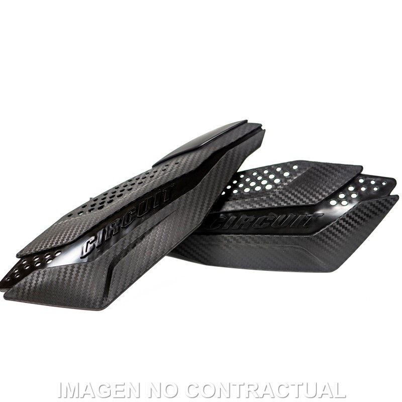 Hand Guards Circuit Dakar Carbon-Negro Moto Engine Spare Parts Moped Accessories