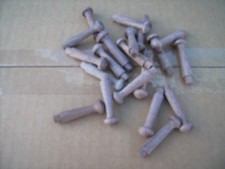 10x  Hardwood AMERICAN BLACK WALNUT shaker pegs, MINI, coat / mug pegs.