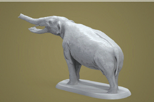 Platybelodon Acient Animal 3D Unpainted Figure Model GK Blank Kit New Toy Stock - Picture 3 of 10