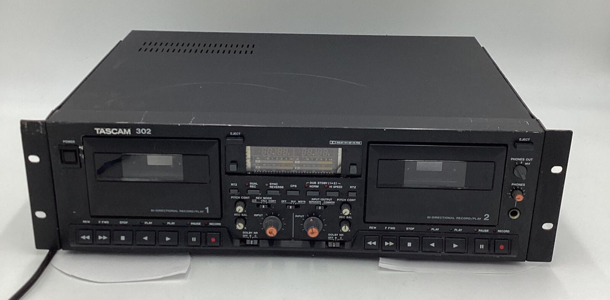 TASCAM 302 Dual Cassette Deck - PARTS or REPAIR | eBay TASCAM 302 Dual Cassette Deck - PARTS or REPAIR | eBay