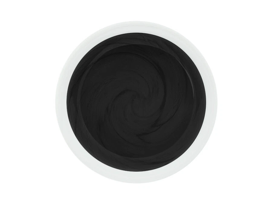 Color UV Gel LED FARBGEL BLACK French Modellage NailArt Design Nagel Schwarz Tip - Bild 2 von 3