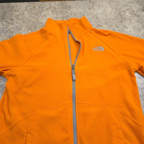 The North Face Jacket Boys Size XL 18/20 Orange Denali Polartec Fleece Full Zip - Picture 7 of 17