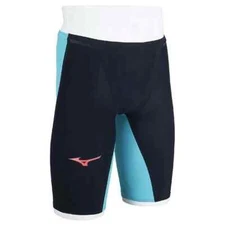 Mizuno Men's Swimsuit GX SONIC 6 NV ‎N2MBA50193 Black/Turquoise Nylon 2025