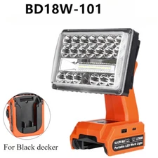 2000LM Cordless LED Work Light Flashlights for Ryobi 18v Battery Floodlight