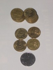 024s France - 24 different 5 Centimes coins 