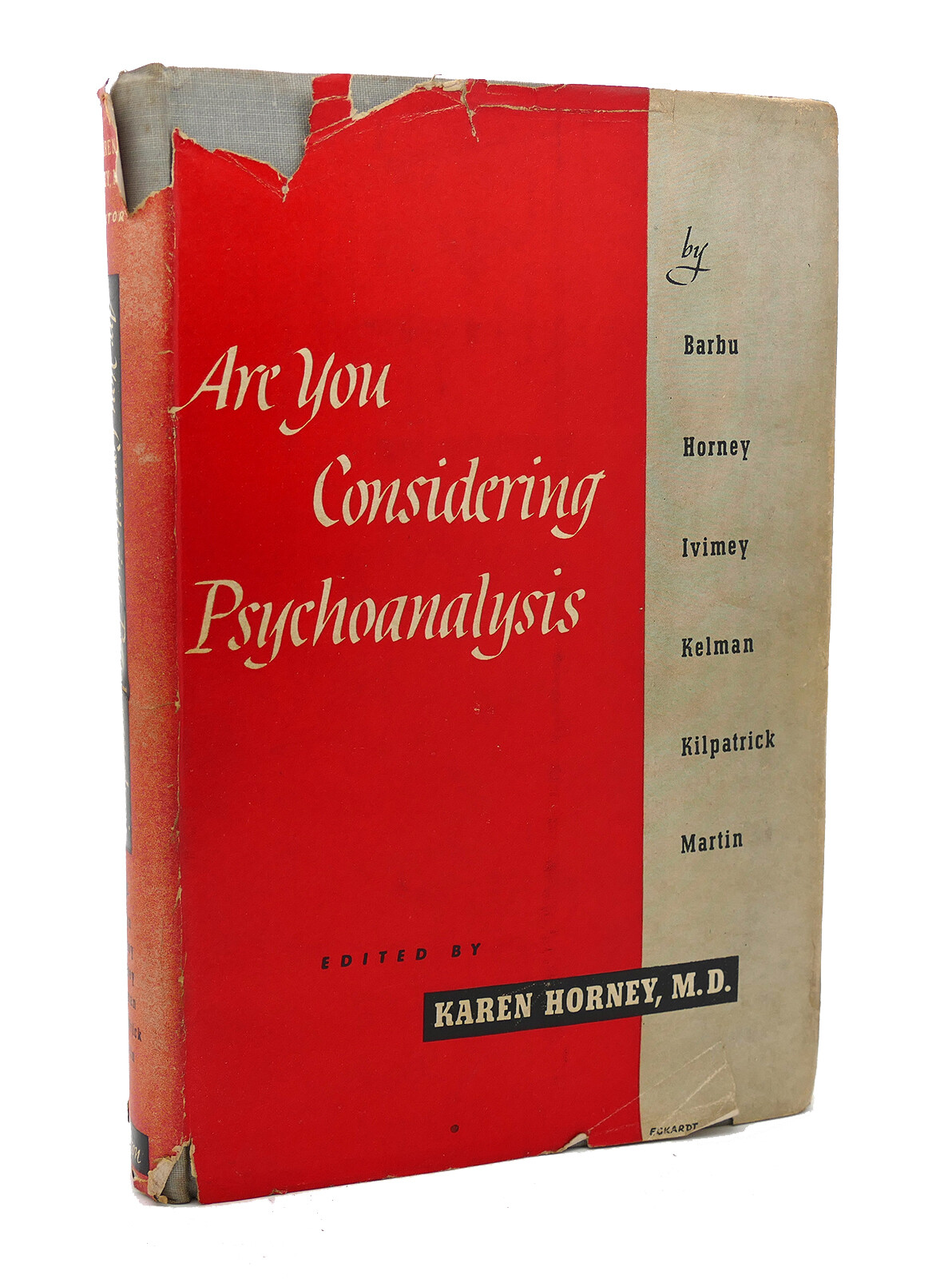 Karen Horney Are You Considering Psychoanalysis 1st Edition 1st Printing Ebay