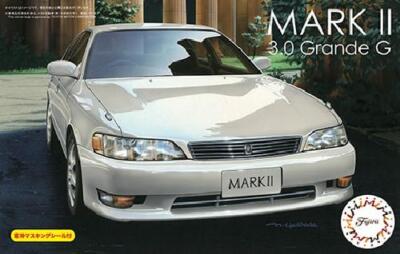 国産名車コレクション1/24 Toyota Mark II Grande Fujimi 1/24 Scale Toyota Mark II 3.0 Grande G Plastic Model Kit ID