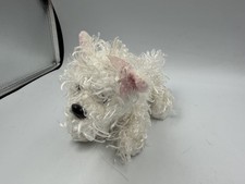 Webkinz Ganz 8" White Terrier Dog HM106 Plush Stuffed - NO CODE