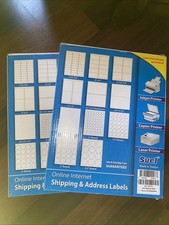 2 Svel Shipping Labels for Laser Inkjet Printers, 2000 Labels 2  Round 100 Sheet