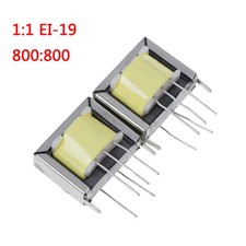 2Pcs Audioausgang Transformator 1: 1 EI-19 EI19 800: 800 hohe Qualit&auml;t