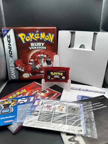 Pokemon Ruby Version CIB Complete Game Boy Advance + Inserts Authentic