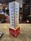 Vintage 1970's Coca Cola 15" Plastic Corner Thermometer