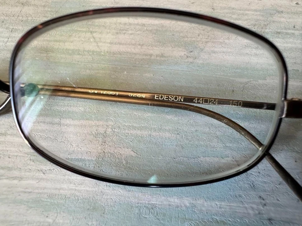 Oliver Peoples Edeson Havana/Antique Gold 44-24-150 Titanium Unisex Glasses - Image 4 of 4