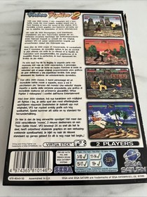 Sega Saturn Virtua Fighter 2 PAL Mega Drive Game With Manual