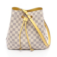 Louis Vuitton NeoNoe Azur White Pineapple Shoulder Bag Yellow
