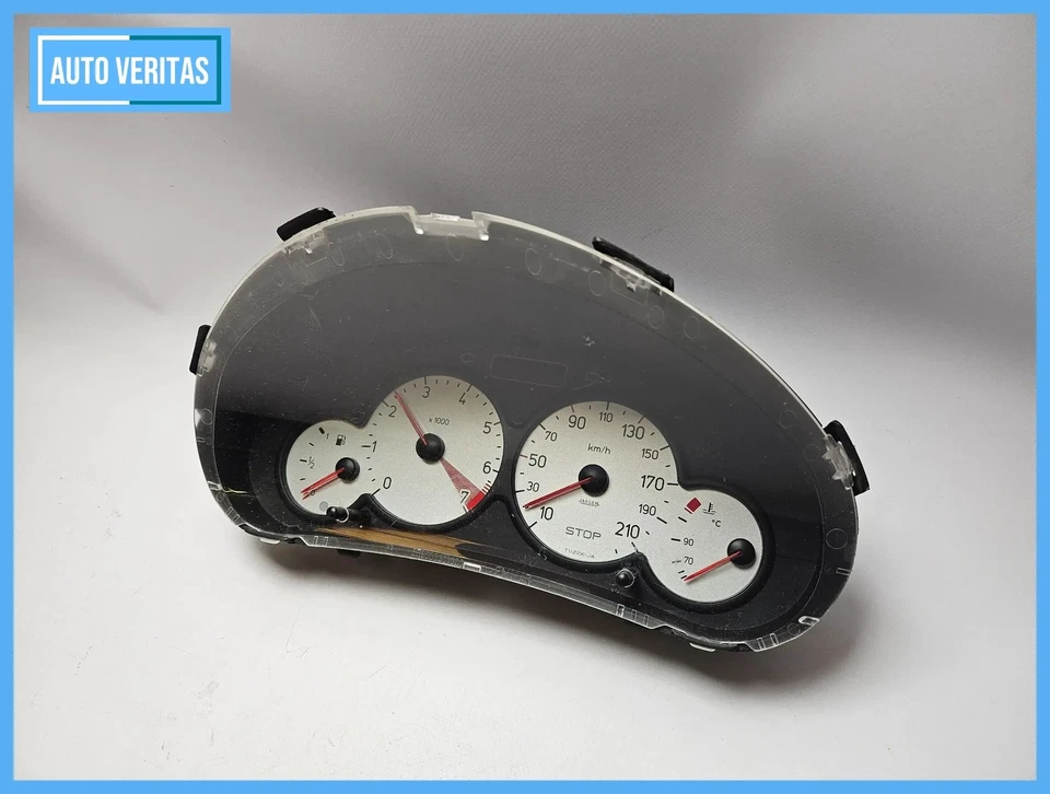 Original Peugeot 206 CC 1.6 80kW 109PS Tacho instrument cluster 9656696380 - Image 3 of 4