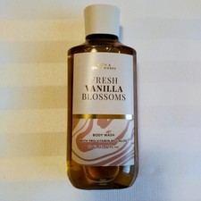 Bath BodyWorks, FRESH VANILLA BLOSSOMS Body Wash 10 fl.oz. Free Shipping