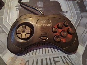 SEGA Saturn MK-80000 Black Console, Controller, OEM Cables, Game