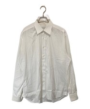 PRADA/POPELINE STRETCH Dress Shirt/ Poplin Stretch/ UCM611 F62/ White/ Size: 42