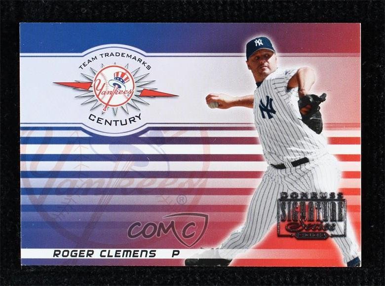 2003 Donruss Signature Series Team Trademarks Century 100/100 Roger Clemens ow6