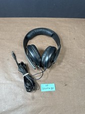 Sennheiser HD-202 Wired Stereo Headphones Black 3.5 mm Audio Jack 10' Cord DJ