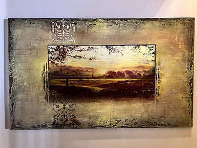 #ad #ad Incredible Cary Henrie Original Titled “Tranquil Dusk” 36X60 Inch Work of Art $2999.99