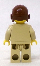 LEGO Star Wars 7141 sw0007 Anakin Skywalker Brown Aviator Cap Minifigure