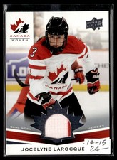 2014-15 Upper Deck Team Canada Juniors Base Jerseys Jocelyne Larocque Canada