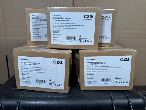Hub C2G 4 porte USB2.0 tipo A con alimentatore C2G54463 9x cavi disponibili 2 go - Foto 6 di 9