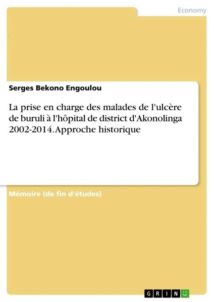 La Prise En Charge Des Malades De L'ulcèRe De Buruli à L'hôPital De District...-image