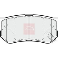 Hyundai Xg BremsbeläGe Hinten 1998-2005 (R90) PAD1121