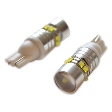 Scmg T10 50w Led Pair For Honda Gl1500kawasaki Concours Front Position Lights