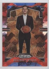 2019-20 Panini Prizm Rookie Red Ice Prizm Deividas Sirvydis #298 0f4i
