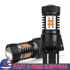 7440 7443 Led Yellow Amber Signal Turn Parking Drl High Light Power Bulbs 210x