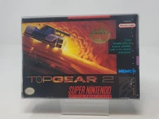 Top Gear 2 Super Nintendo SNES 1993 CIB Complete Tested