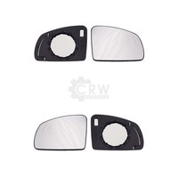 Spiegelglas Mit Haltefuss Set FüR Opel Meriva Konvex AußEnspiegel