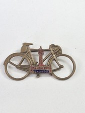Vintage Touring Cyclist Badge Blackpool Tower Enamel 1950's 4.5cm