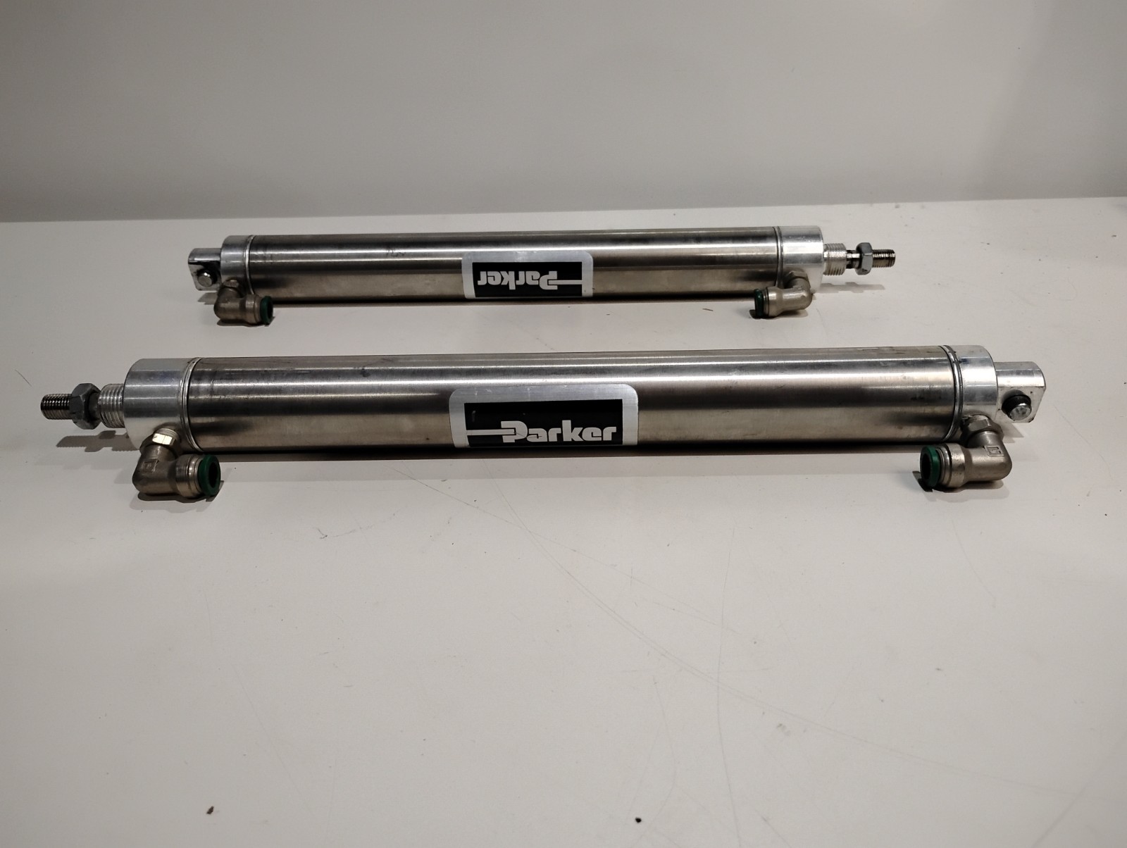 NO TARIFF FREE SHIP LOT OF 2 PARKER 1.50DPSRM10.50 PNEUMATIC CYLINDER ACTUATOR