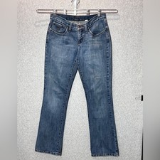 Size 5 CRUEL GIRL Blue Y2K Boot Cut Jeans