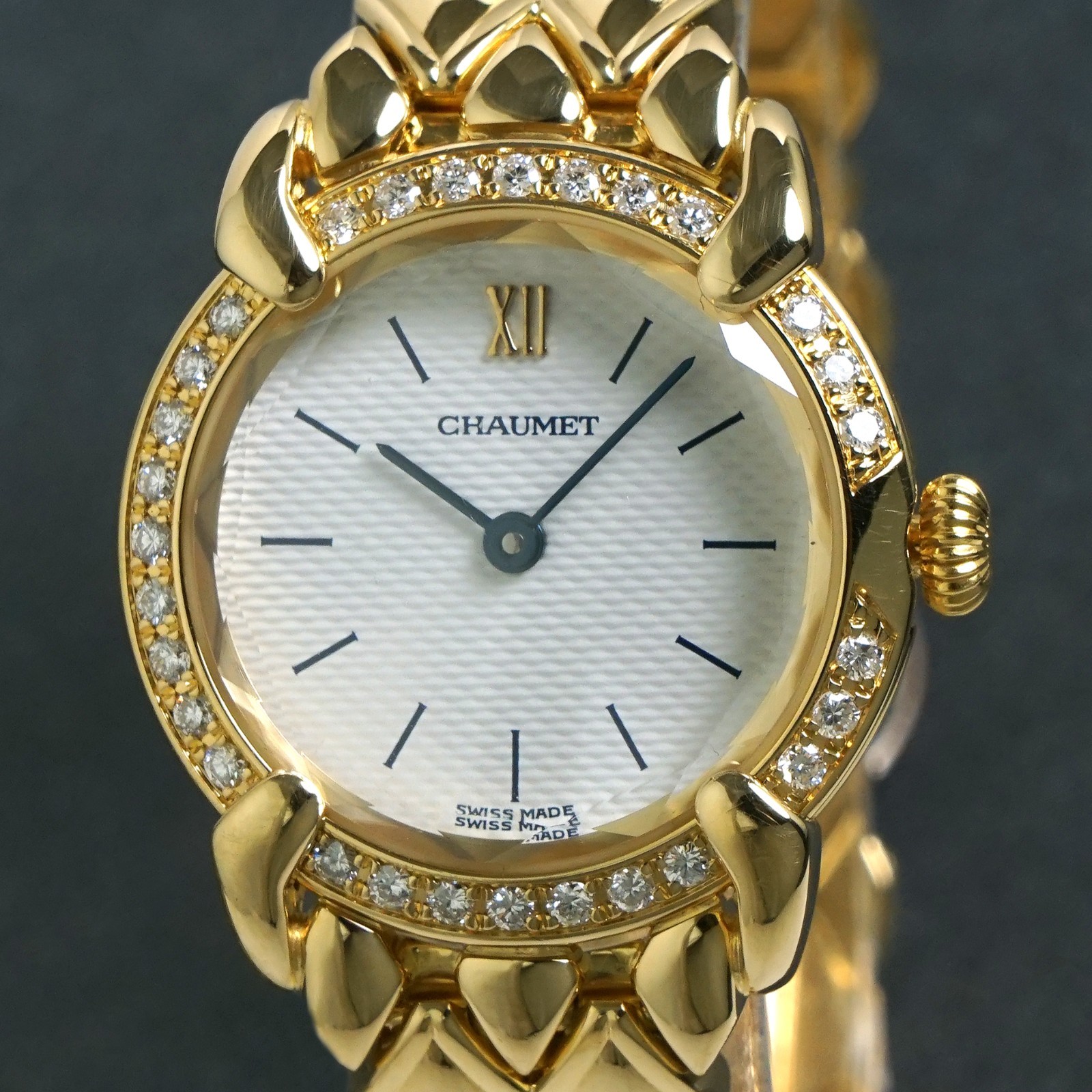 Stunning Chaumet Elysses Solid 18K Yellow Gold & … - image 3