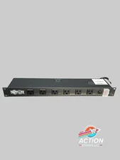Tripp Lite RS-1215-RA 12-Outlet 1U Rackmount Power Strip, 120V/15A, Right-Angle