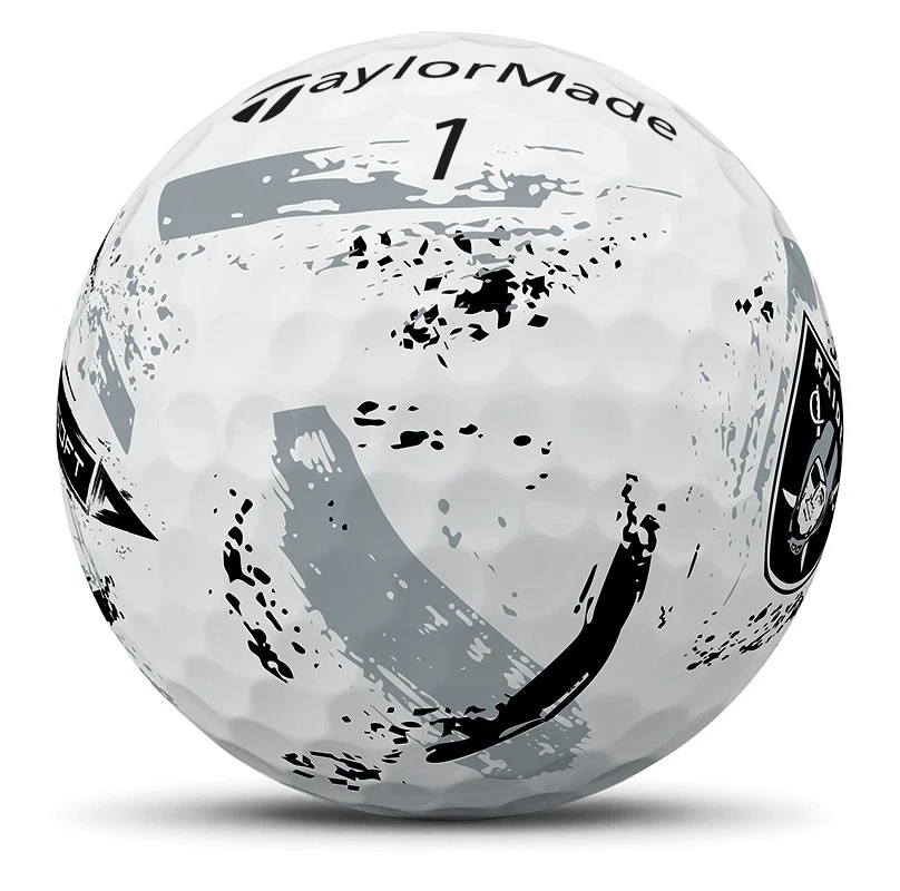 TaylorMade SpeedSoft Ink NFL 1 Dozen Golf Balls - Las Vegas Raiders
