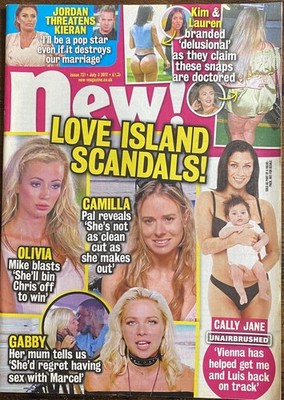 NEW! Magazine July 3 2017 Issue 731 Love Island Scandals! Celeb Mums in the Sun!