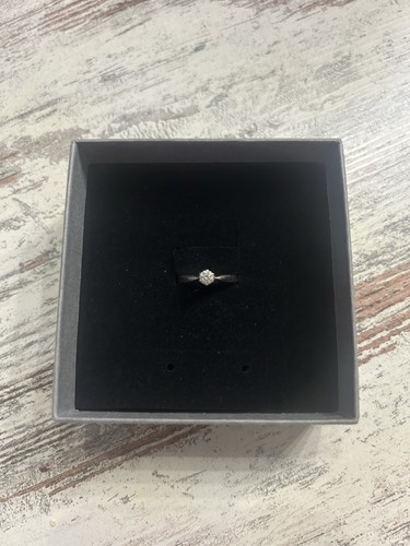 Diamantring 585 Weißgold in Größe 56 - Bild 3 von 5