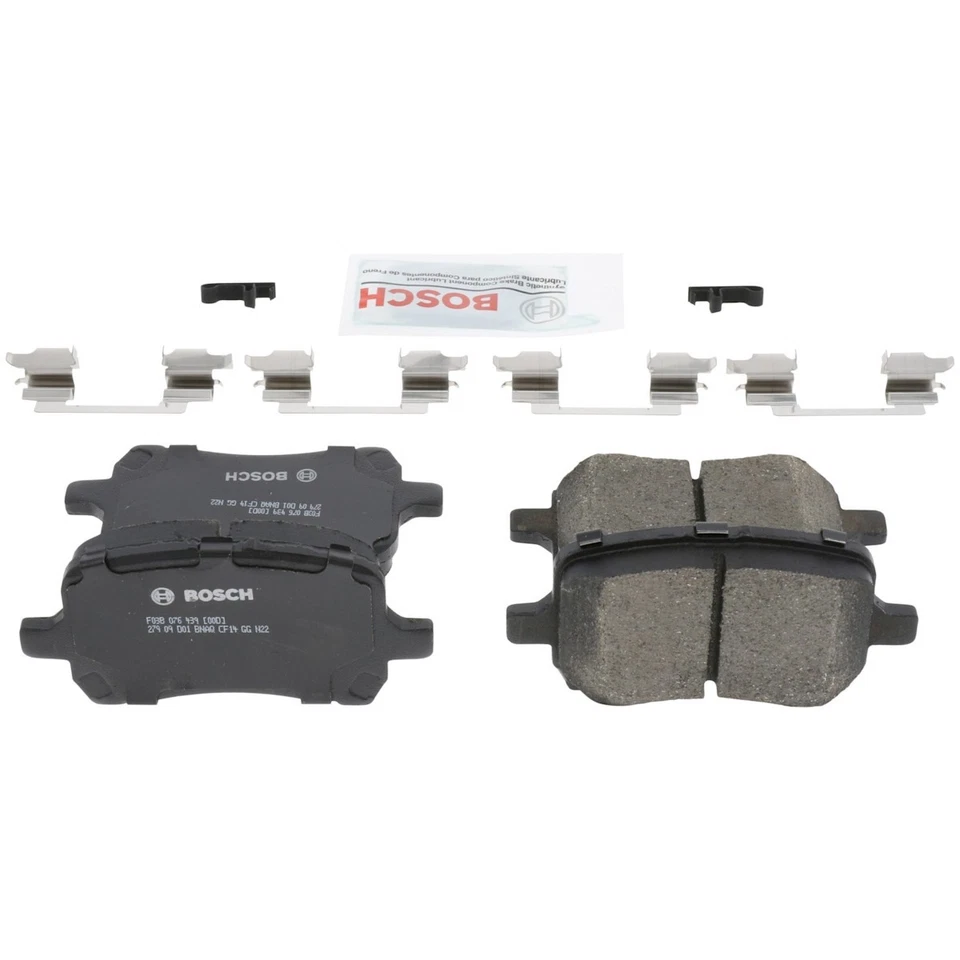 Juego de pastillas de freno delanteras BC1160 Bosch de 2 ruedas para Chevy Chevrolet Malibu HHR G6 Foto 4 de 4