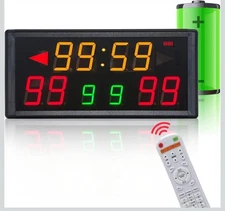 YZ 6 Digit Bluetooth Electronic Scoreboard with Remote, Cornhole Score Keeper...