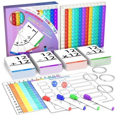 Math Games for Kids - Math Flash Cards - Interactive Practice Kit Pop It Prac...