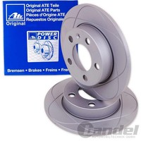 2X ATE Power Disc Bremsscheibe Vorne Passend FüR Audi 100 (C4) A4 (B5) A6 (C4)